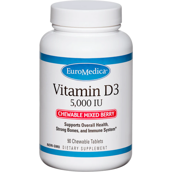 Vitamin D3 5,000IU Mixed Berry EuroMedica