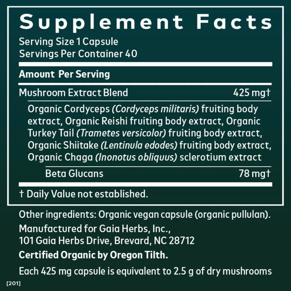 Everyday Mushrooms Gaia Herbs
