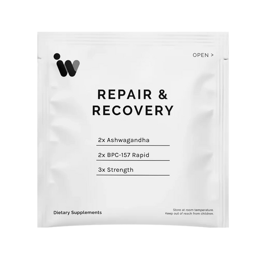 ExactPax Repair & Recovery - 2x Ashwagandha, 2x BPC-157 Rapid, 3x Strength