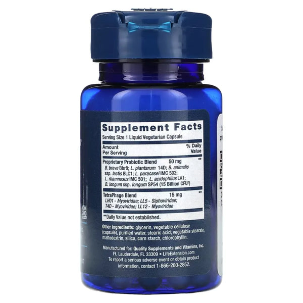 FLORASSIST GI with Phage Tech by Life Extension at Nutriessential.com