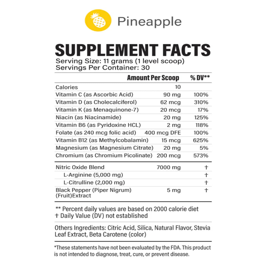 Circulation Pineapple by Fenix Nutrition at Nutriessential.com