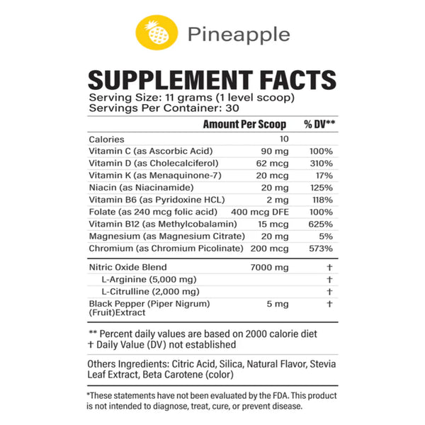 Circulation Pineapple by Fenix Nutrition at Nutriessential.com
