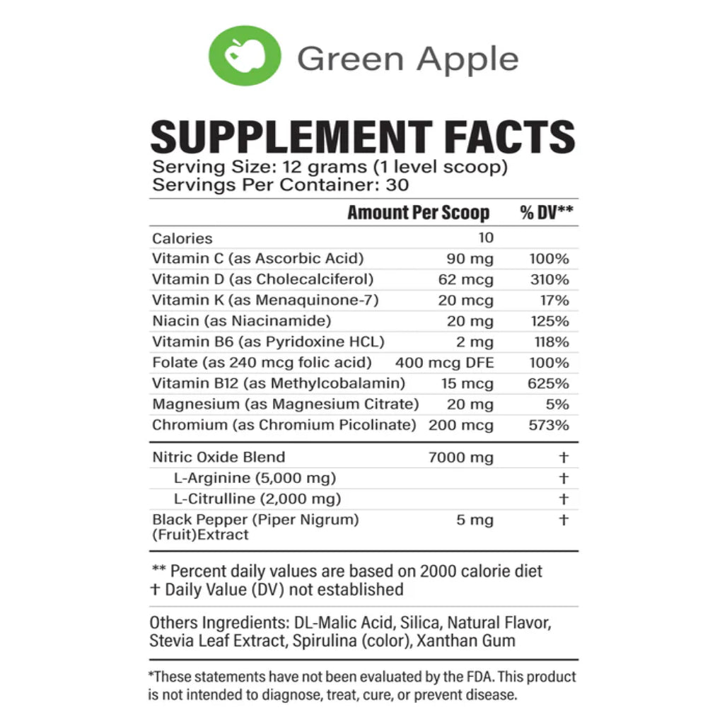 L-Arginine Complete Green Apple by Fenix Nutrition at Nutriessential.com