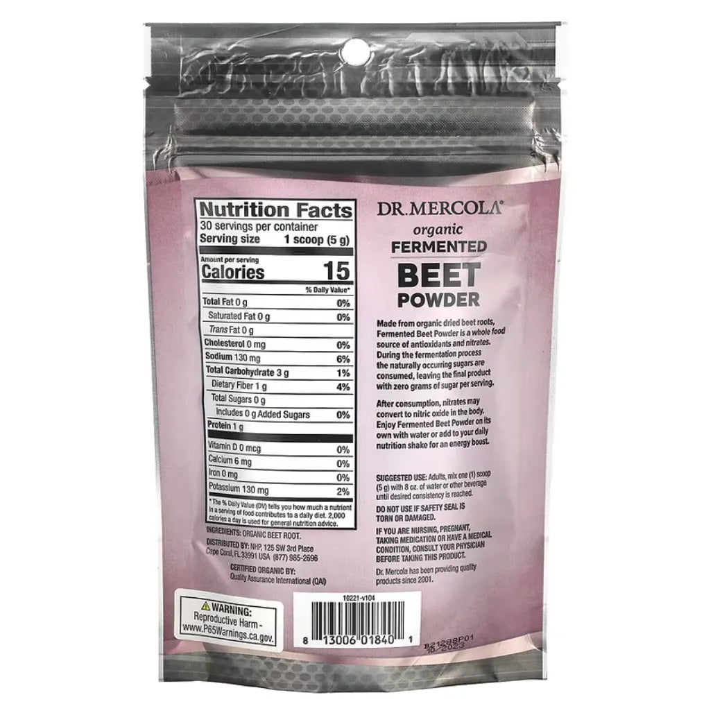 Fermented Beet Powder by Dr. Mercola at Nutriessential.com