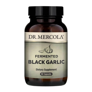 Dr. Mercola Fermented Black Garlic Dietary Supplement, 60 Capsules