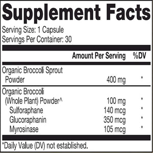 Fermented Broccoli Sprouts 30 Capsules by Dr. Mercola