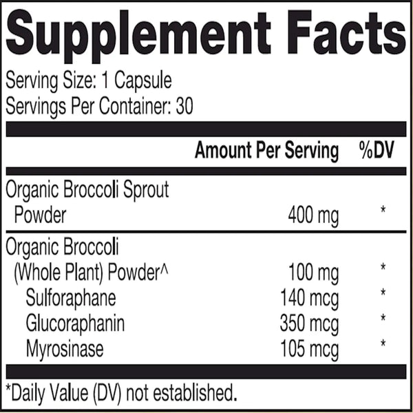 Fermented Broccoli Sprouts 30 Capsules by Dr. Mercola