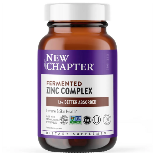 New Chapter Fermented Zinc Complex - Supports healthy joint function and inflammation