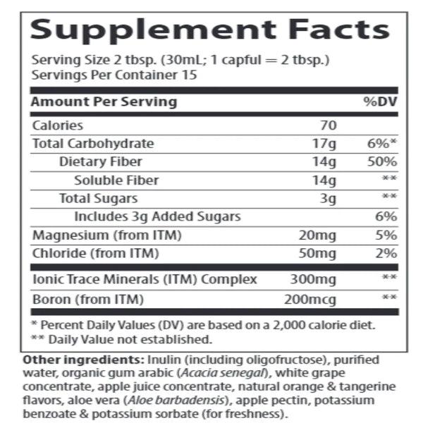 Fiber 14 g Trace Minerals Research