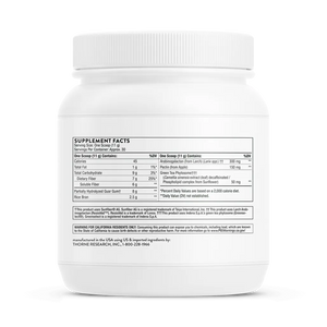 Thorne FiberMend 11.6 oz supplement facts