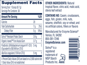 Fiber+ Pre/Pro/Post Biotic Drink Mix, Tropical Flavor