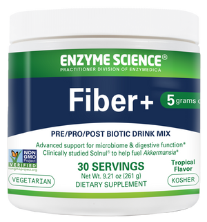 Fiber+ PreProPost Biotic Drink Mix, Tropical Flavor