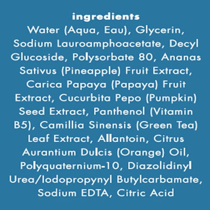 Bioelements INC Flash Foam Cleanser ingredients