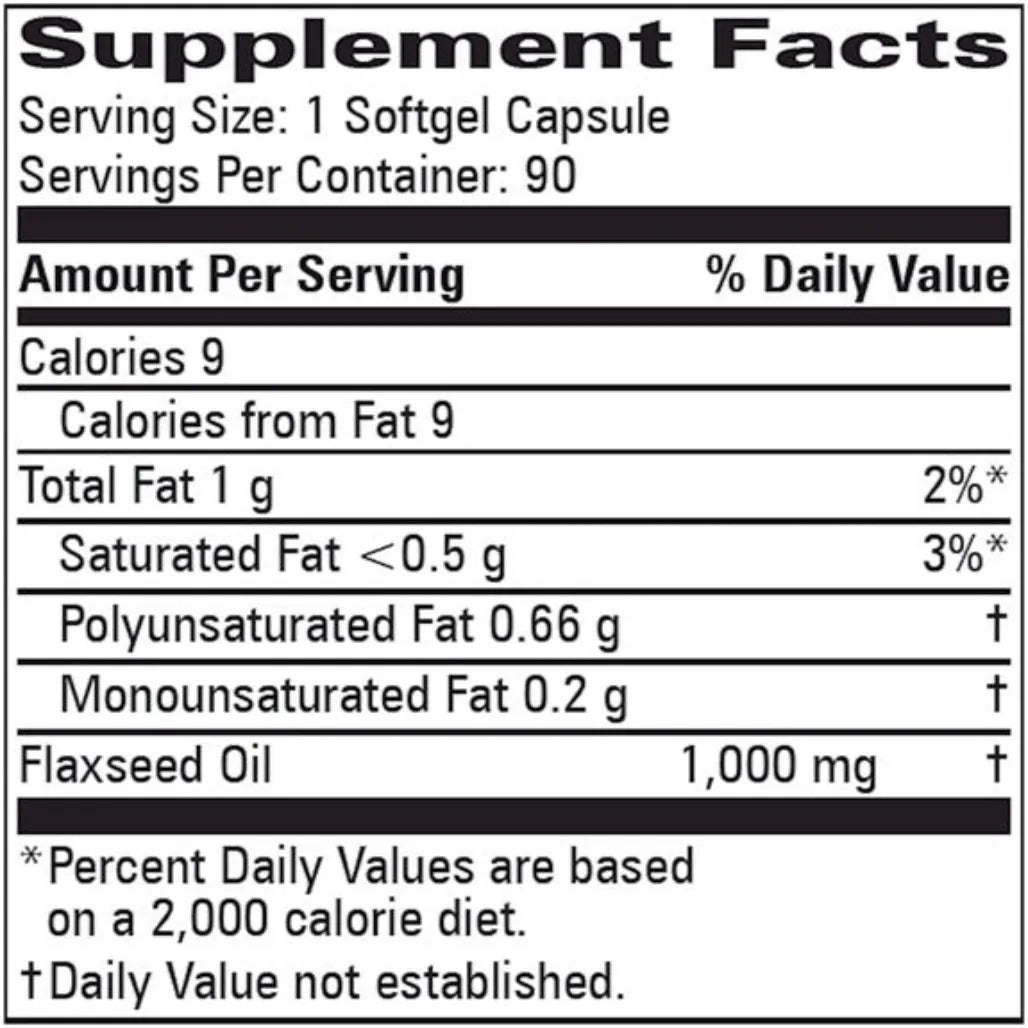 Flax Oil 1000 mg Progressive Labs