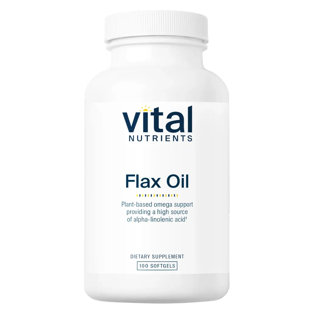 Vital Nutrients Flax Oil - Promotes Healthy Platelet Aggregation Levels