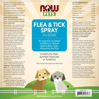 Flea & Tick Spray for Dogs NOW