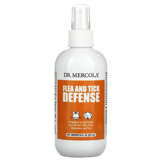 Dr. Mercola Flea and Tick Defense Spray for Cats and Dogs, 8 FL.OZ , 237ml