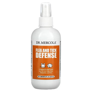 Dr. Mercola Flea and Tick Defense Spray for Cats and Dogs, 8 FL.OZ , 237ml