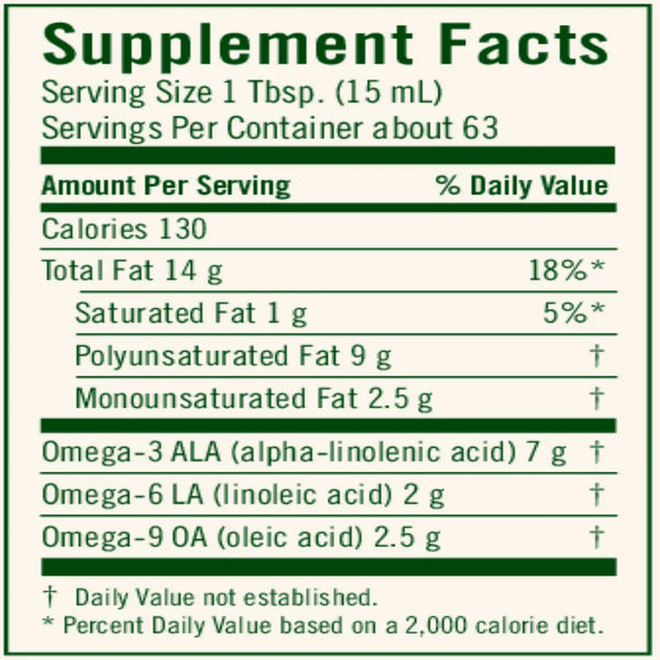 Flax Oil Certified Organic Flora