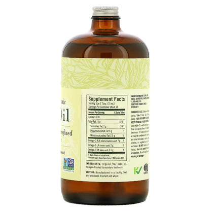 Flax Oil Certified Organic Flora