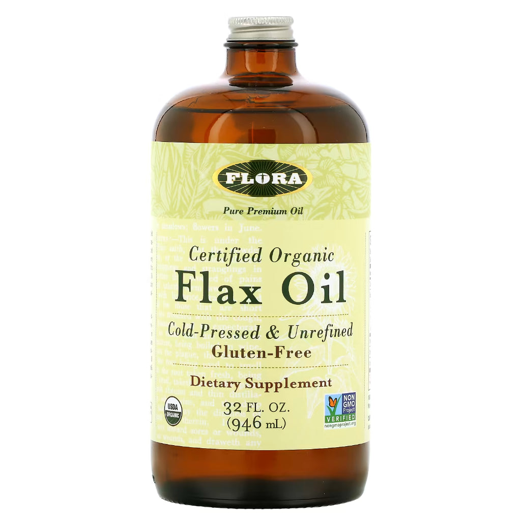 Flax Oil Certified Organic Flora