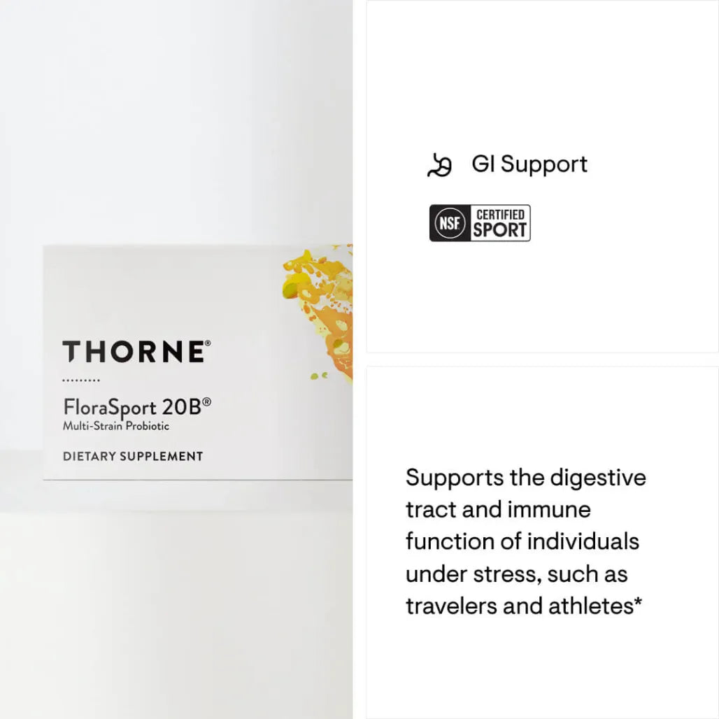 FloraSport 20B by Thorne - Support on Everyday Stress