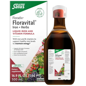 Floradix Floravital Iron + Herbs Liquid Iron and Vitamin (Vegan)