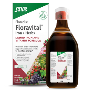 Floradix Floravital Iron + Herbs Liquid Iron and Vitamin (Vegan)