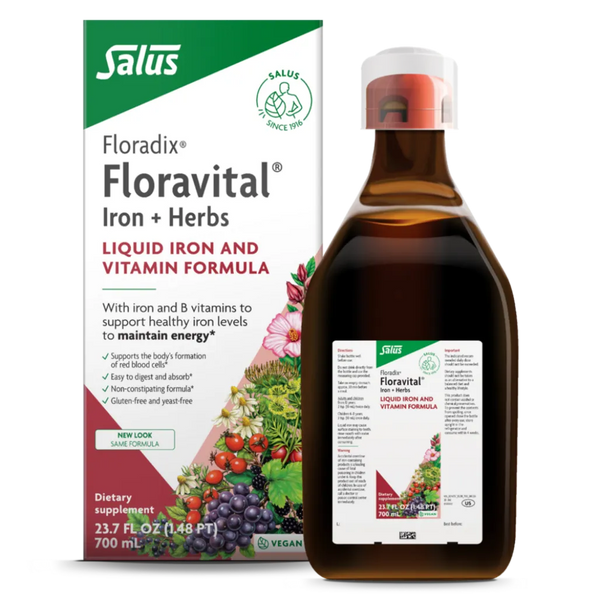 Floradix Floravital Iron + Herbs Liquid Iron and Vitamin (Vegan)