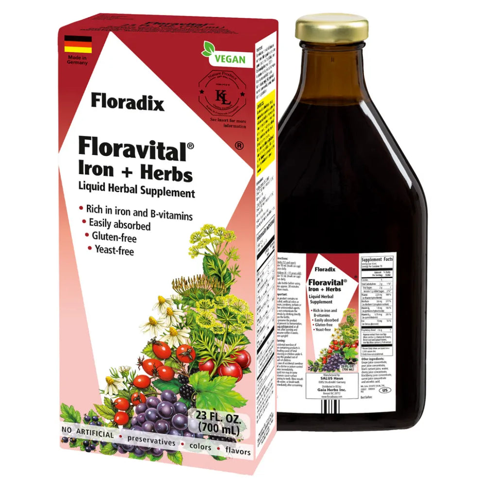 Floradix Floravital Iron + Herbs Yeast Free
