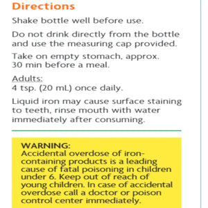 Floradix Iron Sport Liquid 8.5 fl oz
Salus