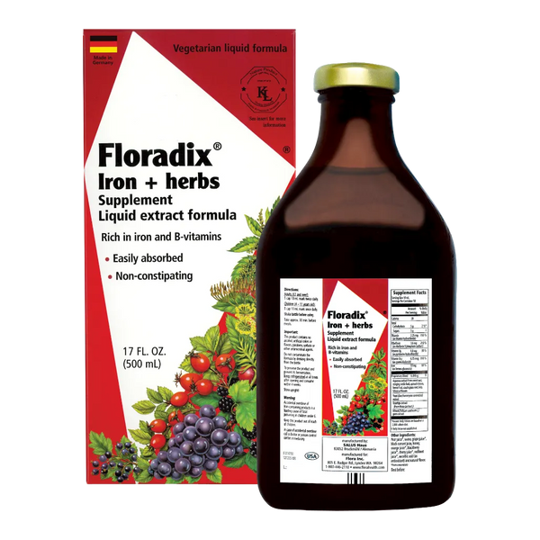 Floradix Iron + Herbs Liquid Iron and Vitamin