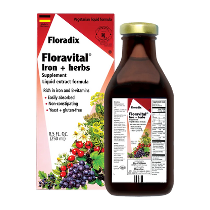 Floravital Iron Herbs Yeast-Free Salus