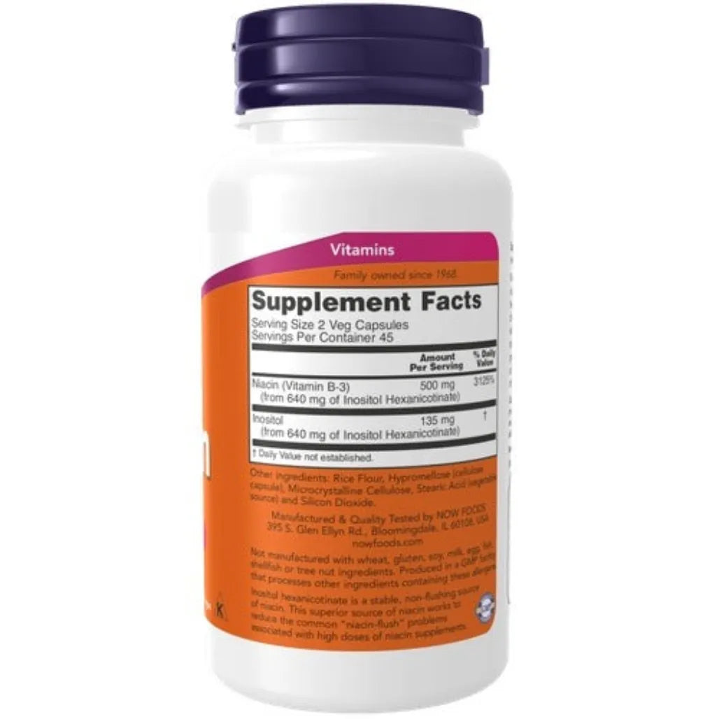 Flush-Free Niacin 250 mg NOW