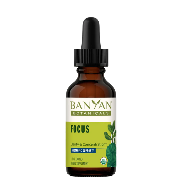 Focus Liquid Extract, Organic Banyan Botanicals