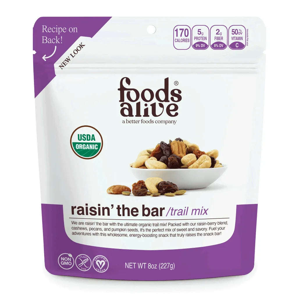 Food Alive Raising the bar trail mix 8 serv