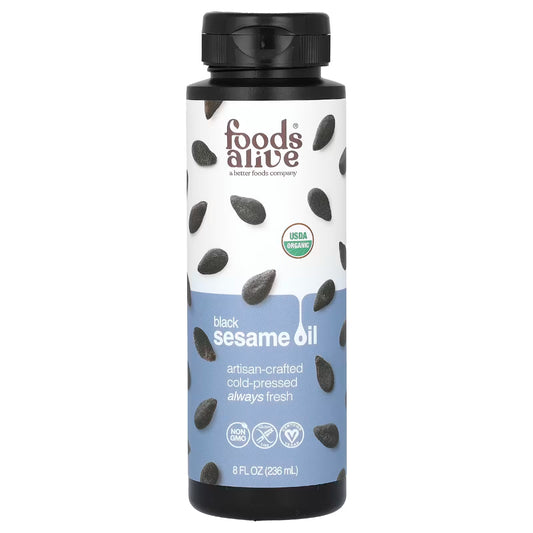 Black Sesame Seed Oil Organic Foods Alive