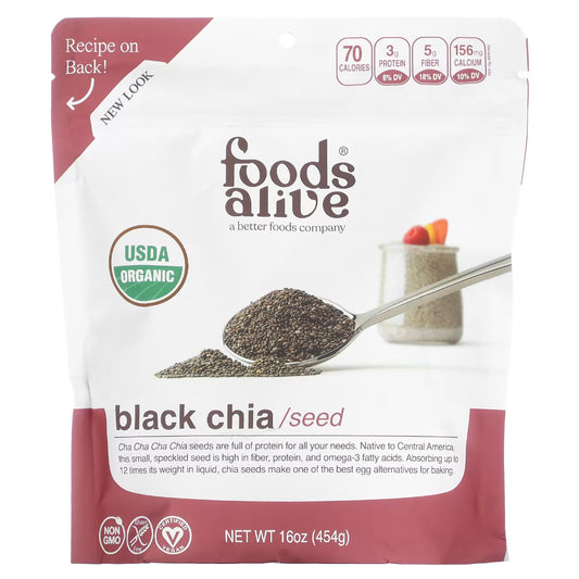 Chia Seeds Organic by Foods Alive at Nutriessential.com