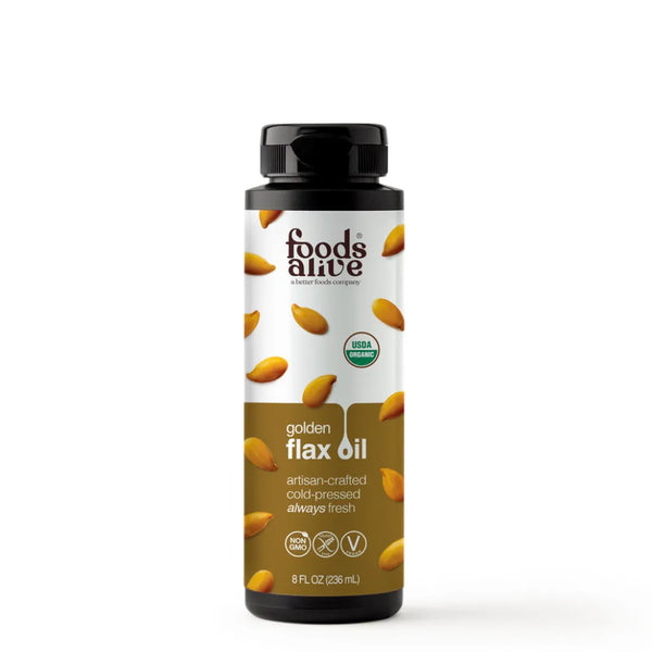 Gold Flax Seed Oil Organic Foods Alive