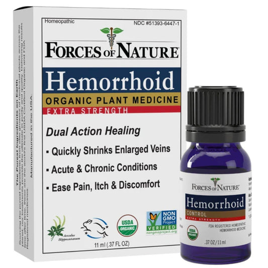 Hemorrhoid Extra Strength Org by Forces of Nature at Nutriessential.com