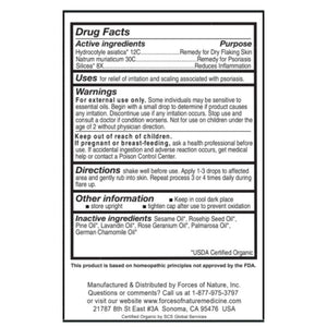 Psoriasis Relief Organic by Forces of Nature at Nutriessential.com