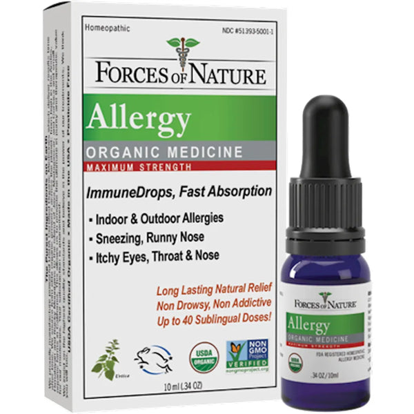 Allergy Maximum Strength Org by Forces of Nature at Nutriessential.com