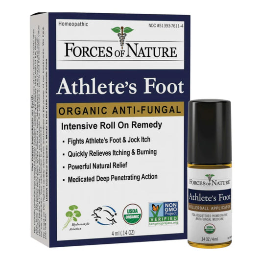 Athlete's Foot Control Organic by Forces of Nature at Nutriessential.com