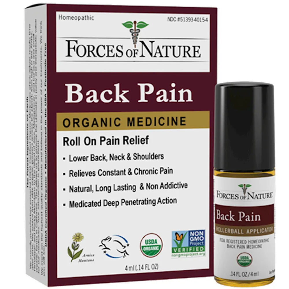 Back Pain by Forces of Nature at Nutriessential.com