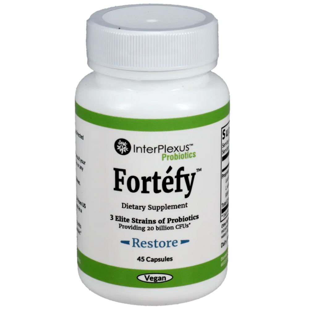 Ingredients of Fortefy Dietary Supplement - Proprietary Blend of 3 Probiotic Strains, L salivarius