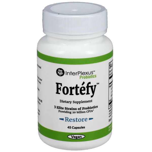Ingredients of Fortefy Dietary Supplement - Proprietary Blend of 3 Probiotic Strains, L salivarius