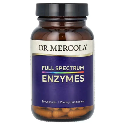 Dr. Mercola, Full Spectrum Enzymes Dietary Supplement, 90 capsules