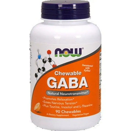 GABA 250 mg 90 chewtabs NOW