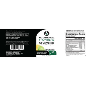 GI Complete Powder (Lemon Lime) Nutritional Frontiers
