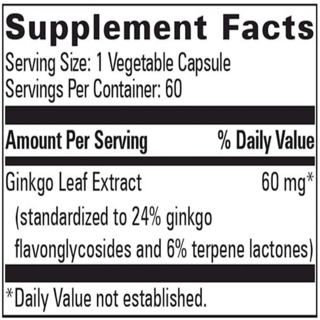 GINKGO BILOBA Progressive Labs